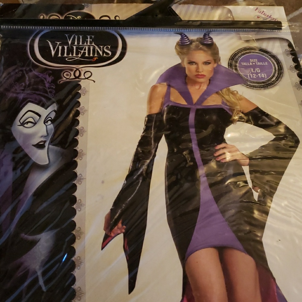 Disney maleficent adult vixen costume l